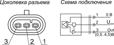 Датчик угла поворота RAS01-3CCW30-5V.1