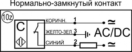 Датчик бесконтактный емкостный E03-NC-AC-K-Z(Л63)