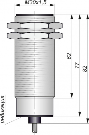 Датчик бесконтактный индуктивный И25-NO-DC(Л63)