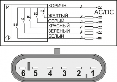 Датчик герконовый поплавковый уровня жидкости DFG4 41.51-B5.180.178.178.178-5NO-787.12-d2-P6A-1,5-S-1